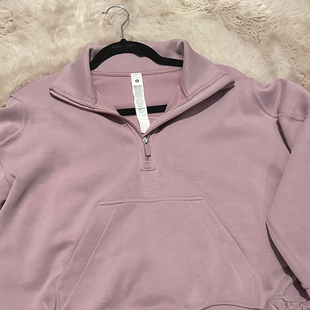 Lululemon Athletica rose blush Half-Zip Top - Picture 3 of 9